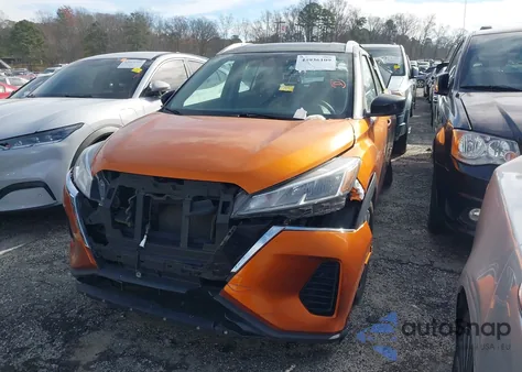 2022 Nissan Kicks Sv Xtronic Cvt из США, поврежденный, VIN 3N1CP5CV4NL501306